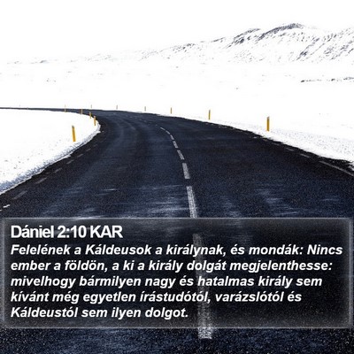 Dániel 2:10 KAR Bible Verse Image