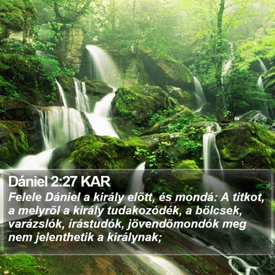 Dániel 2:27 KAR Bible Verse Image