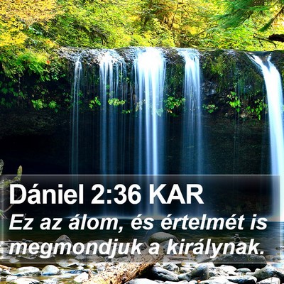 Dániel 2:36 KAR Bible Verse Image
