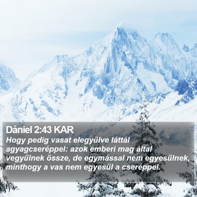 Dániel 2:43 KAR Bible Verse Image