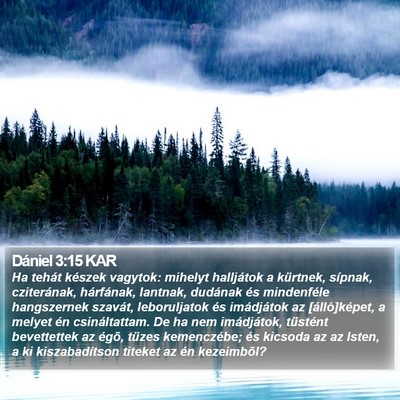 Dániel 3:15 KAR Bible Verse Image
