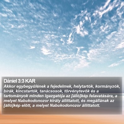 Dániel 3:3 KAR Bible Verse Image