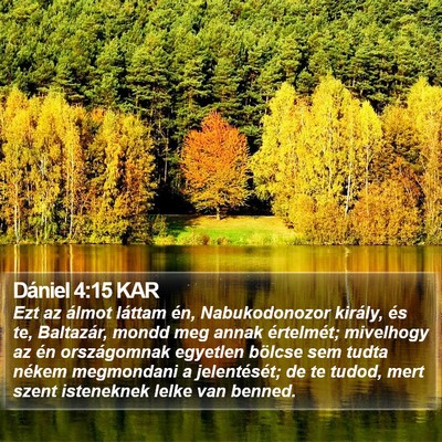 Dániel 4:15 KAR Bible Verse Image