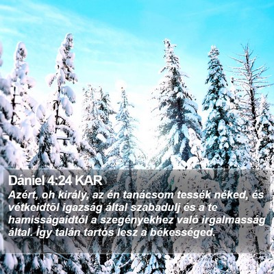 Dániel 4:24 KAR Bible Verse Image