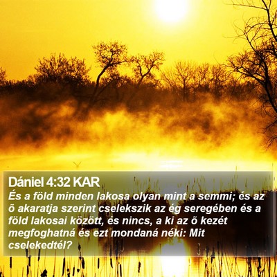 Dániel 4:32 KAR Bible Verse Image