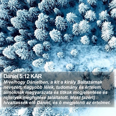 Dániel 5:12 KAR Bible Verse Image