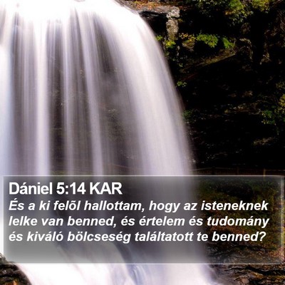 Dániel 5:14 KAR Bible Verse Image