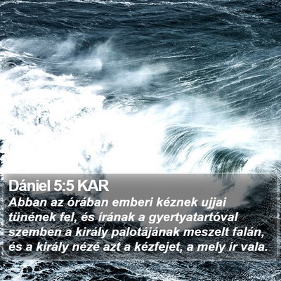 Dániel 5:5 KAR Bible Verse Image