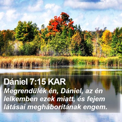 Dániel 7:15 KAR Bible Verse Image