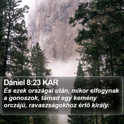 Dániel 8:23 KAR Bible Verse Image