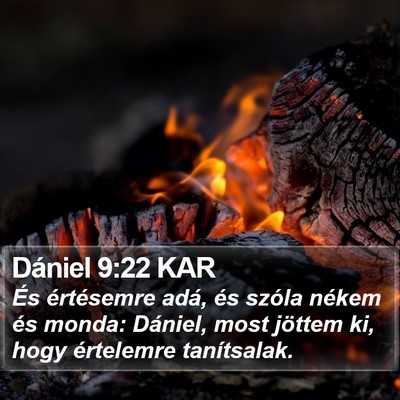 Dániel 9:22 KAR Bible Verse Image