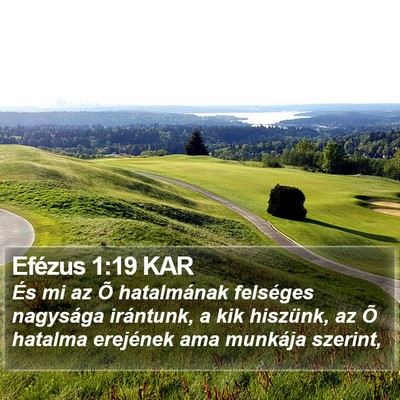 Efézus 1:19 KAR Bible Verse Image