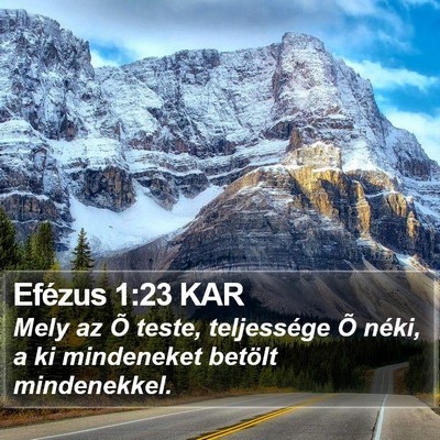 Efézus 1:23 KAR Bible Verse Image