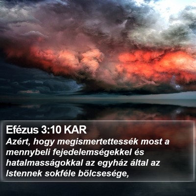 Efézus 3:10 KAR Bible Verse Image
