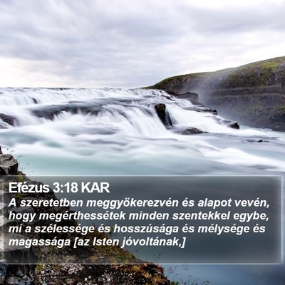 Efézus 3:18 KAR Bible Verse Image