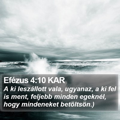 Efézus 4:10 KAR Bible Verse Image