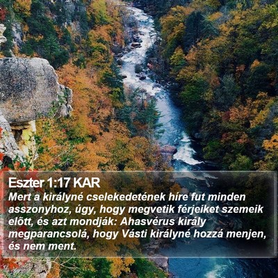 Eszter 1:17 KAR Bible Verse Image