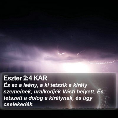 Eszter 2:4 KAR Bible Verse Image