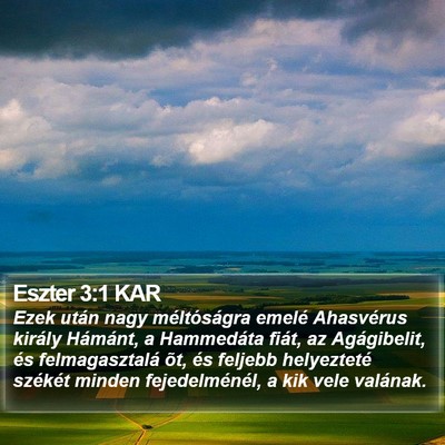 Eszter 3:1 KAR Bible Verse Image
