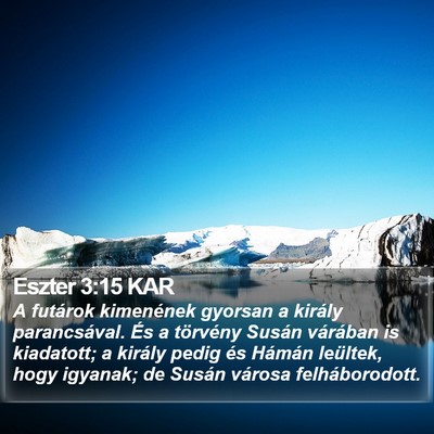 Eszter 3:15 KAR Bible Verse Image