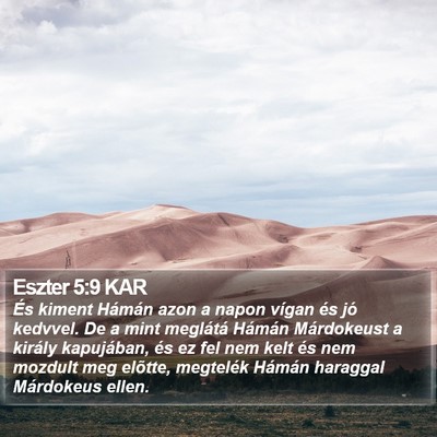 Eszter 5:9 KAR Bible Verse Image