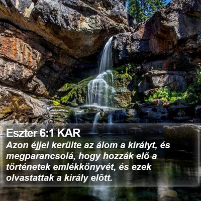 Eszter 6:1 KAR Bible Verse Image