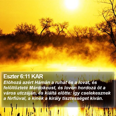 Eszter 6:11 KAR Bible Verse Image