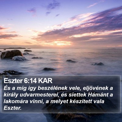 Eszter 6:14 KAR Bible Verse Image