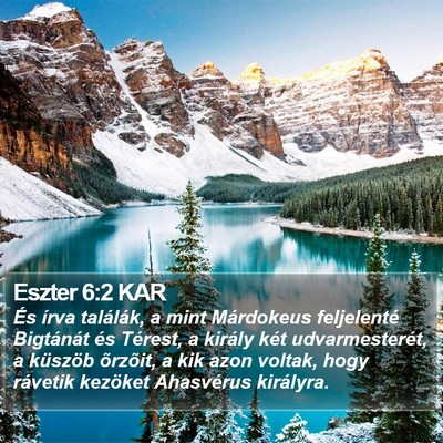 Eszter 6:2 KAR Bible Verse Image