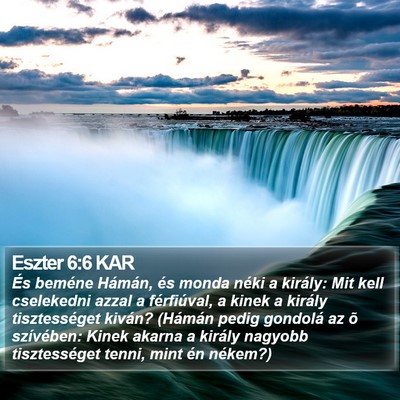 Eszter 6:6 KAR Bible Verse Image