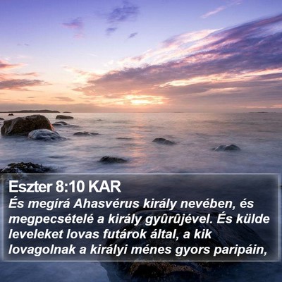 Eszter 8:10 KAR Bible Verse Image