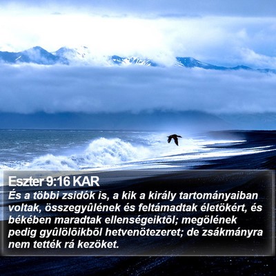 Eszter 9:16 KAR Bible Verse Image