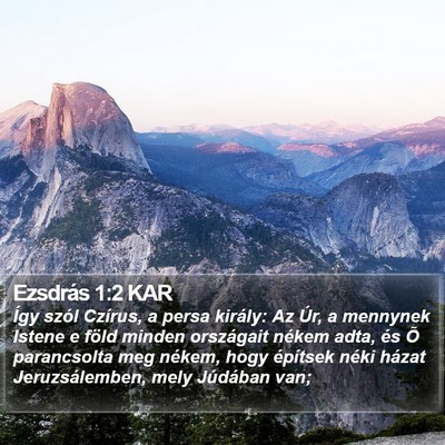 Ezsdrás 1:2 KAR Bible Verse Image
