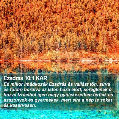 Ezsdrás 10:1 KAR Bible Verse Image