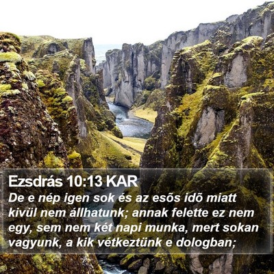 Ezsdrás 10:13 KAR Bible Verse Image