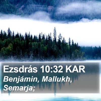 Ezsdrás 10:32 KAR Bible Verse Image