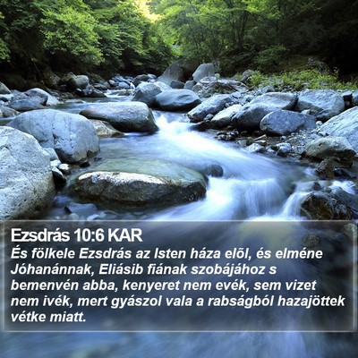 Ezsdrás 10:6 KAR Bible Verse Image