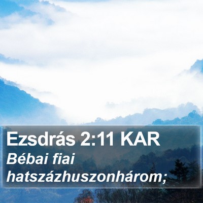 Ezsdrás 2:11 KAR Bible Verse Image