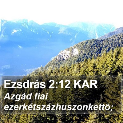 Ezsdrás 2:12 KAR Bible Verse Image