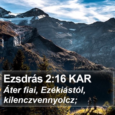 Ezsdrás 2:16 KAR Bible Verse Image
