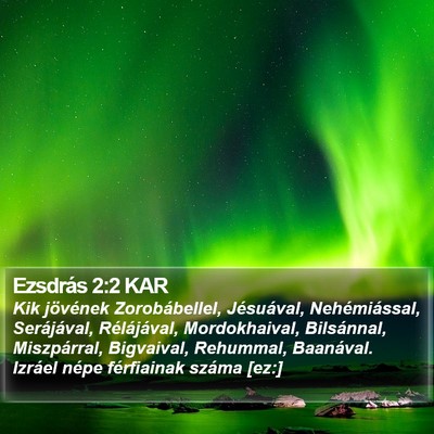 Ezsdrás 2:2 KAR Bible Verse Image