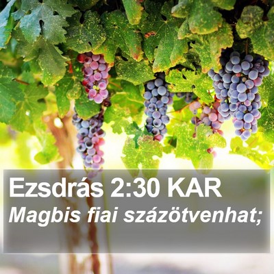 Ezsdrás 2:30 KAR Bible Verse Image