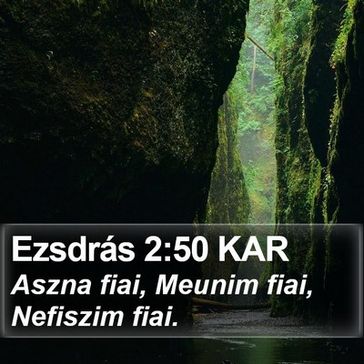 Ezsdrás 2:50 KAR Bible Verse Image