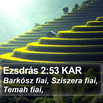 Ezsdrás 2:53 KAR Bible Verse Image