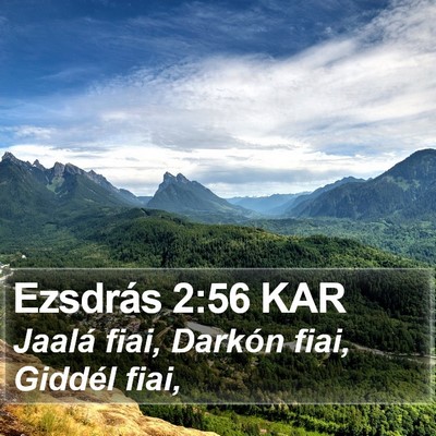 Ezsdrás 2:56 KAR Bible Verse Image