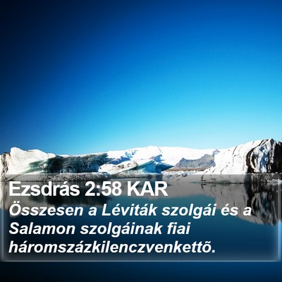 Ezsdrás 2:58 KAR Bible Verse Image