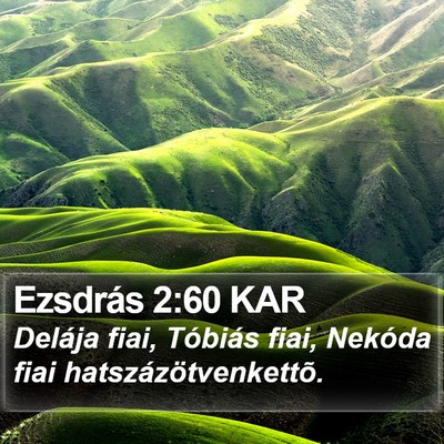 Ezsdrás 2:60 KAR Bible Verse Image