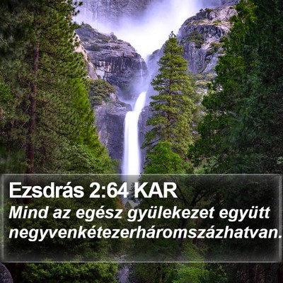 Ezsdrás 2:64 KAR Bible Verse Image