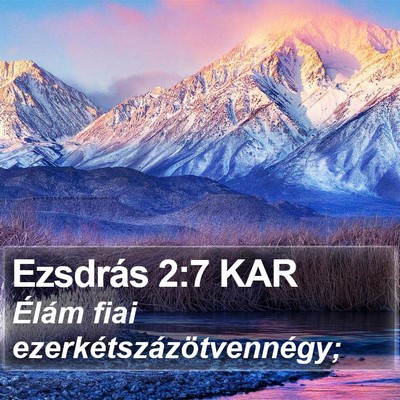 Ezsdrás 2:7 KAR Bible Verse Image