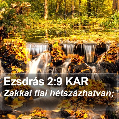 Ezsdrás 2:9 KAR Bible Verse Image